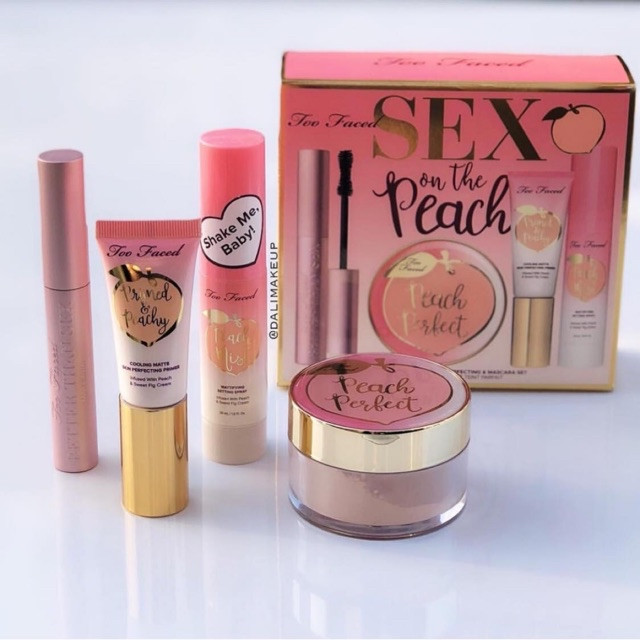 Набор для лица TOO FACED Sex on the Peach the Ultimate Complexion Perfecting & Mascara Set - фото 1 - id-p1073929441