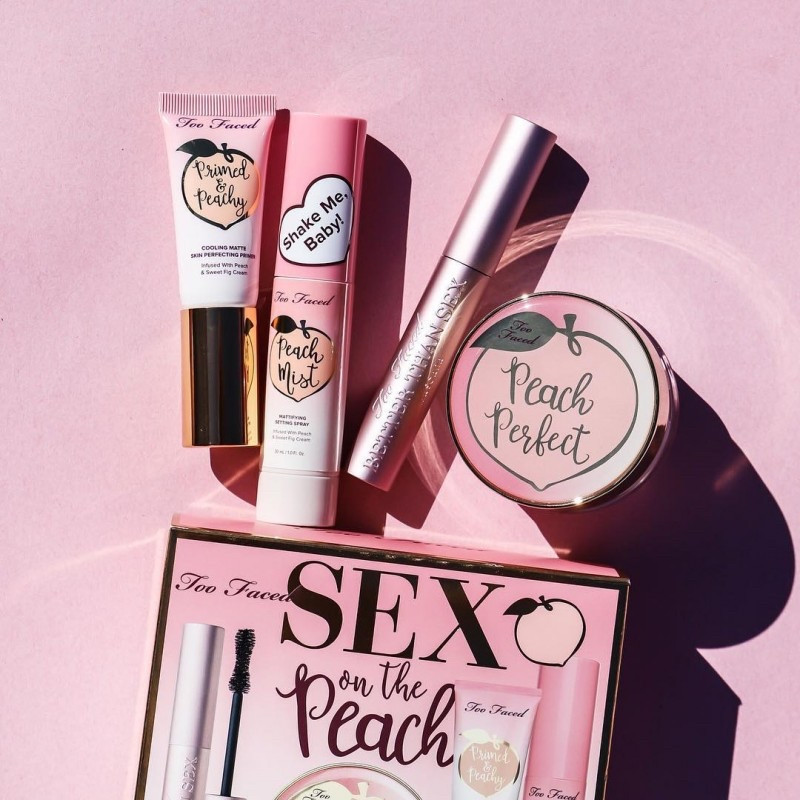 Набор для лица TOO FACED Sex on the Peach the Ultimate Complexion Perfecting & Mascara Set - фото 2 - id-p1073929441