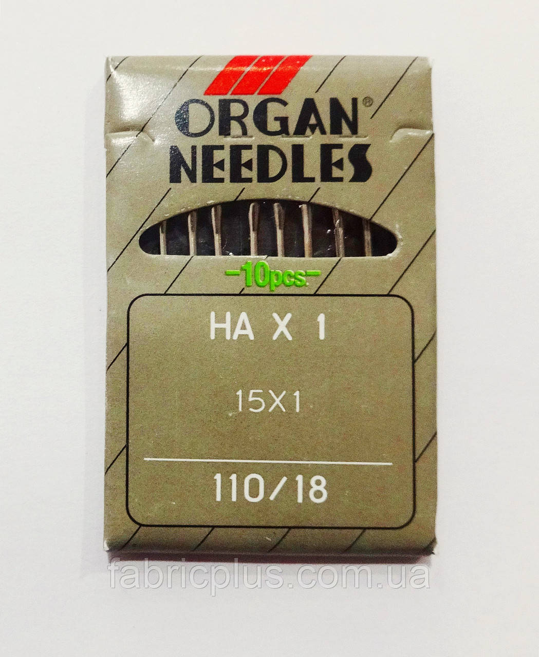 Голки для побутових машин НА*1 No110/18 Organ Needles (10 шт.)
