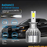 2шт Автолампи H3 Turbo LED 6000K світлодіодні лампочки для авто краще за галогенові та ксенонові, фото 5