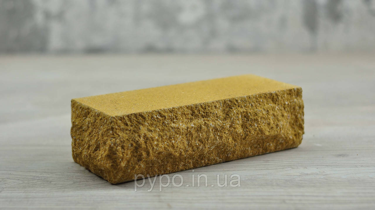Цегла рвана скеля тичок Жовтий "Slim Stone".