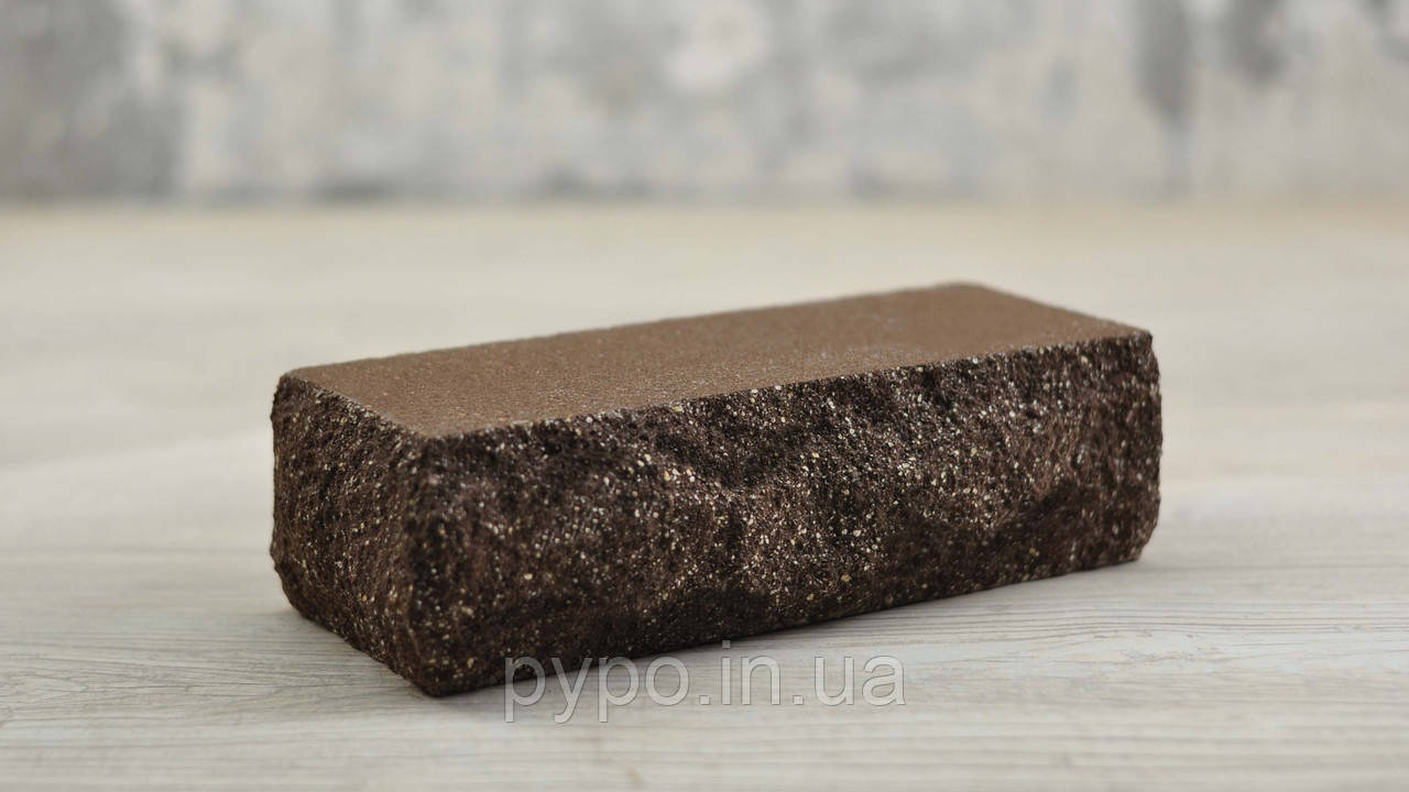 Цегла рвана скеля тичок Коричневий "Slim Stone".