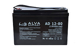 Акумуляторна батарея ALVA AD12-80 AGM