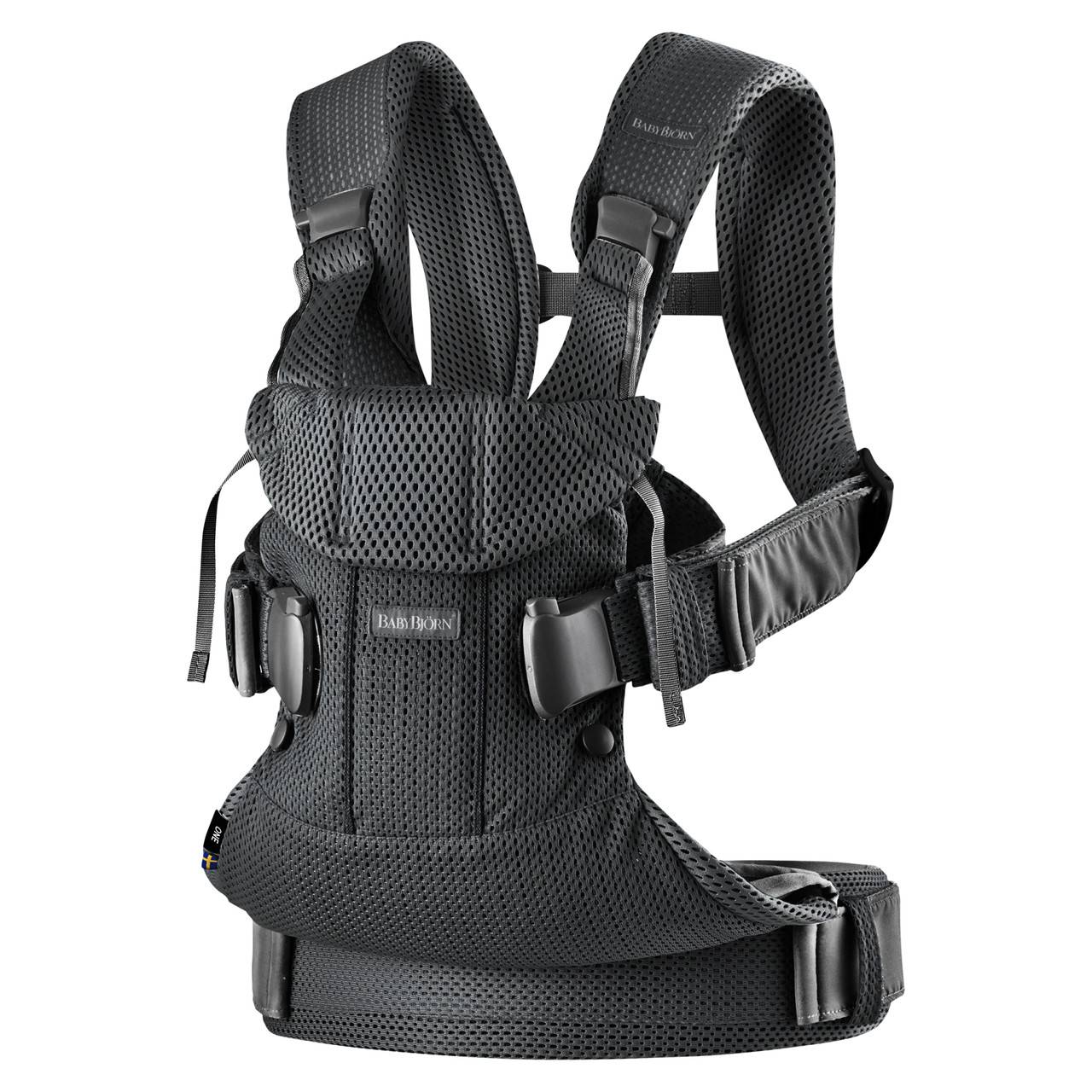 BabyBjorn - Рюкзак-кенгуру Baby Carrier One Air 3D, Black (чорний)