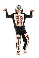 Детский карнавальный костюм Скелет на рост 140-150 см