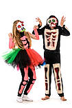 Дитячий карнавальний костюм Скелет на зріст 140-150 см, фото 2