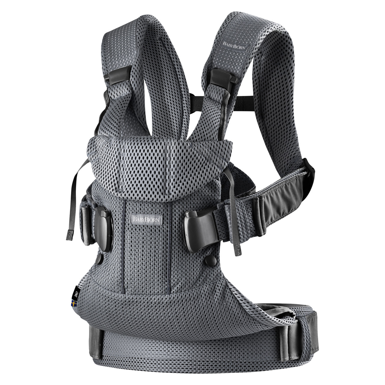 BabyBjorn - Рюкзак-кенгуру Baby Carrier One Air 3D, Anthracite (антрацит)