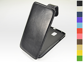 Відкидний чохол з натуральної шкіри для Samsung Galaxy Note 4 N910