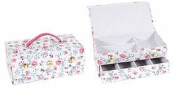 Скринька для рукоділля від DMC з серії "Червоні квіти" (art. U1931)