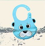 Силіконовий слинявчик з кишенею "Собака" (20412), фото 2