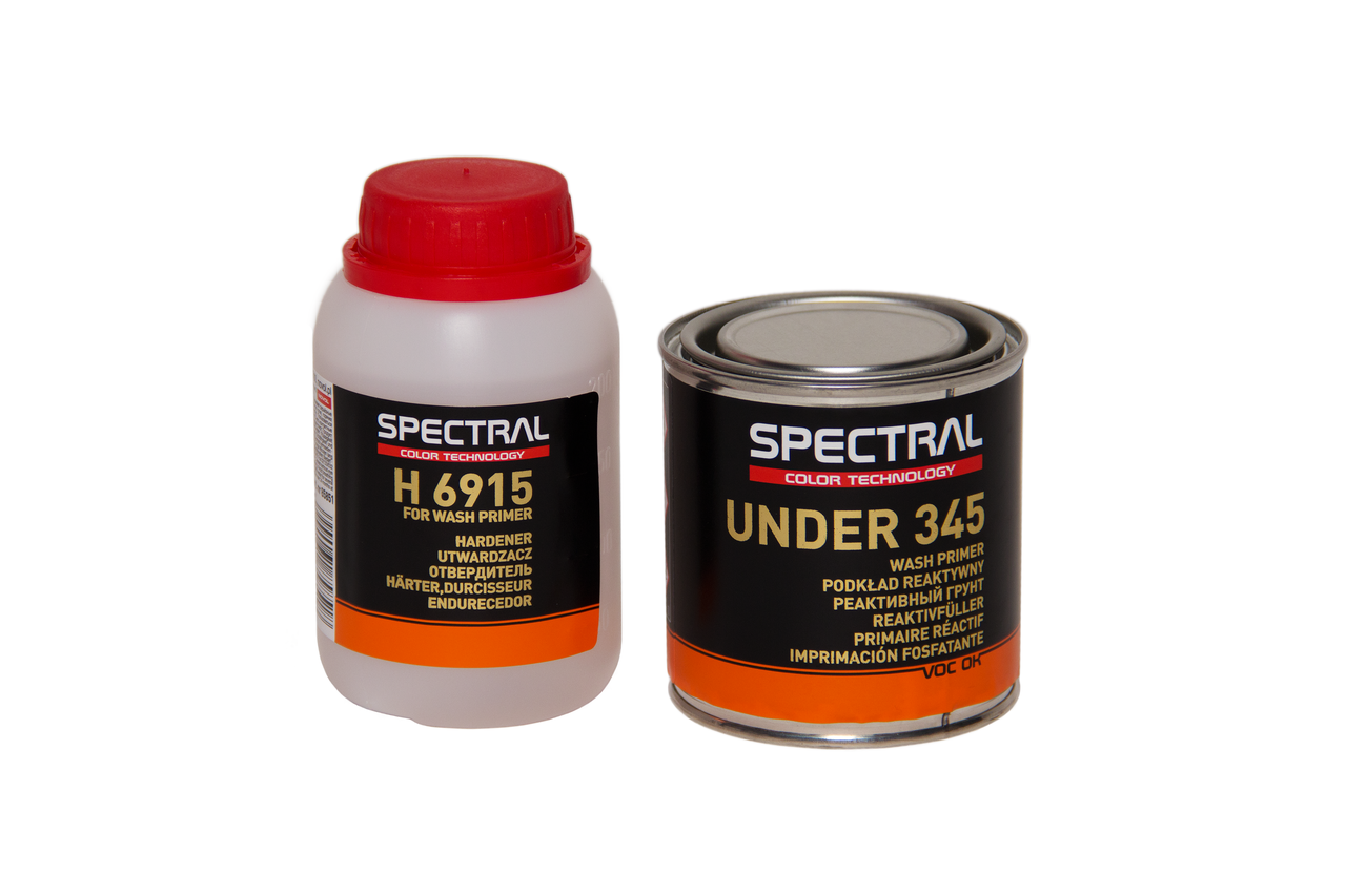 Ґрунт реактивний Spectral Under 345 + затверджувач H6915 (0.2 л + 0.2 л) білий