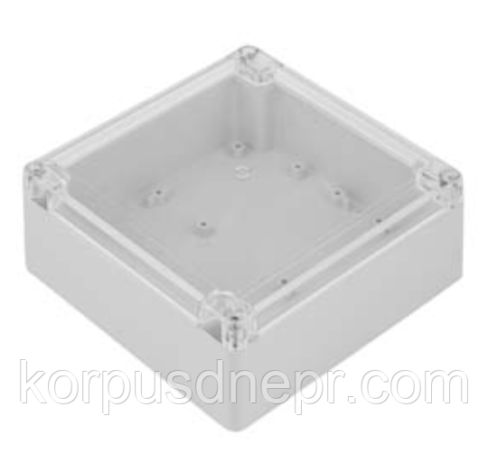 Корпус ZP135.135.60 Jp з прозорою кришкою для електроніки