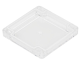 Корпус ZP120.120.60 Jp з прозорою кришкою для електроніки, фото 3
