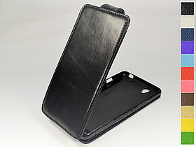 Відкидний чохол з натуральної шкіри для Sony Xperia C4 Dual E5333