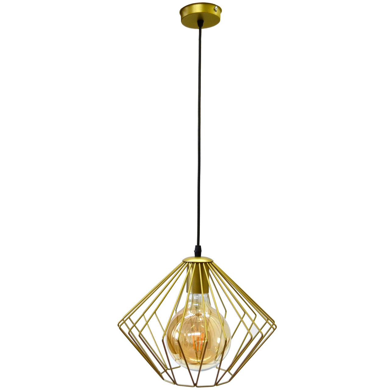 Лофт люстра світильник підвісний Е27 Rhombus NL 3023 G, фото 1