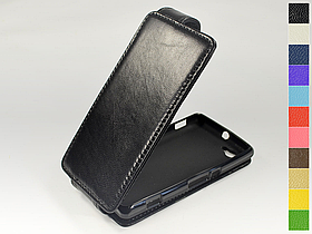 Відкидний чохол з натуральної шкіри для Sony Xperia M c1905
