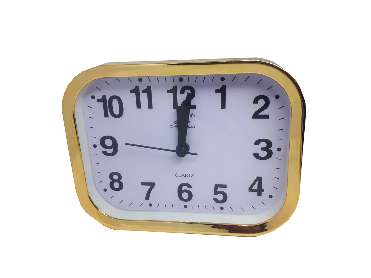 Будильник кварцовий Abeer А228 прямокутний білий., фото 1