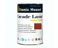 Краска для дерева FACADE LASUR Bionic-House 1л Марсала