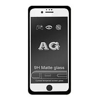 Защитное стекло Full Glue Matte для Apple iPhone 6 / Apple iPhone 6s - White