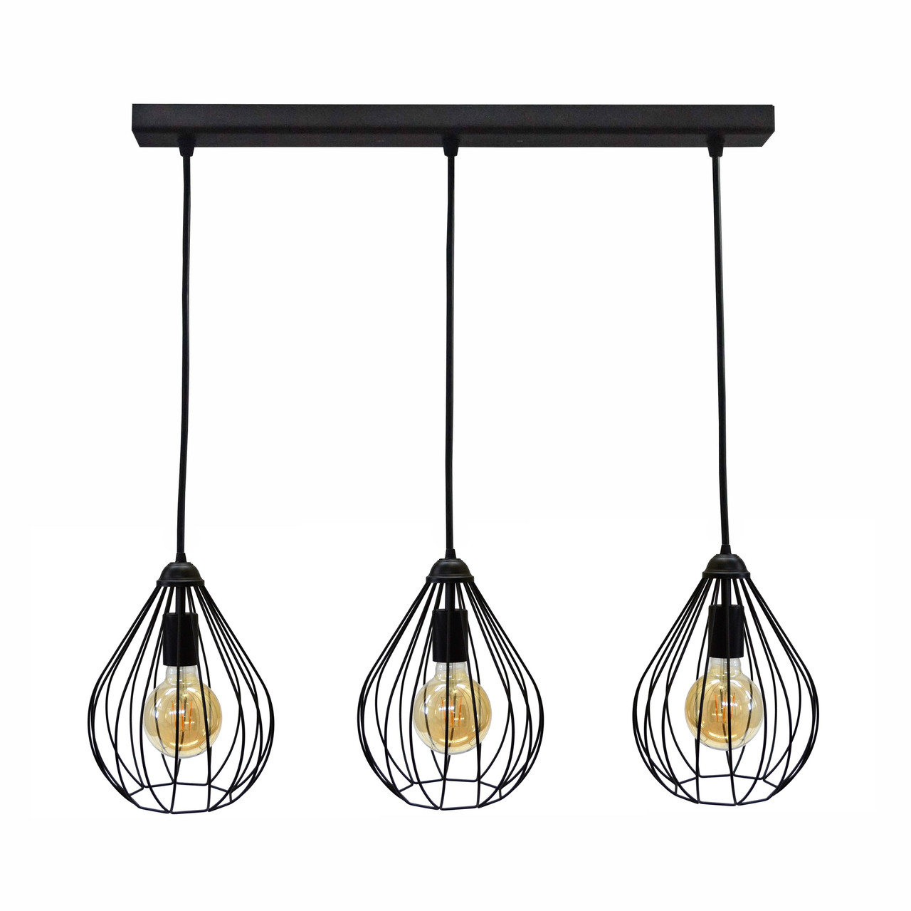 Світильник підвісний крапля 3 плафона Kaplya NL 2229-3, фото 1