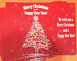Обгортка на шоколад новорічна "MERRY CHRISTMAS AND HAPPY NEW YEAR", фото 4