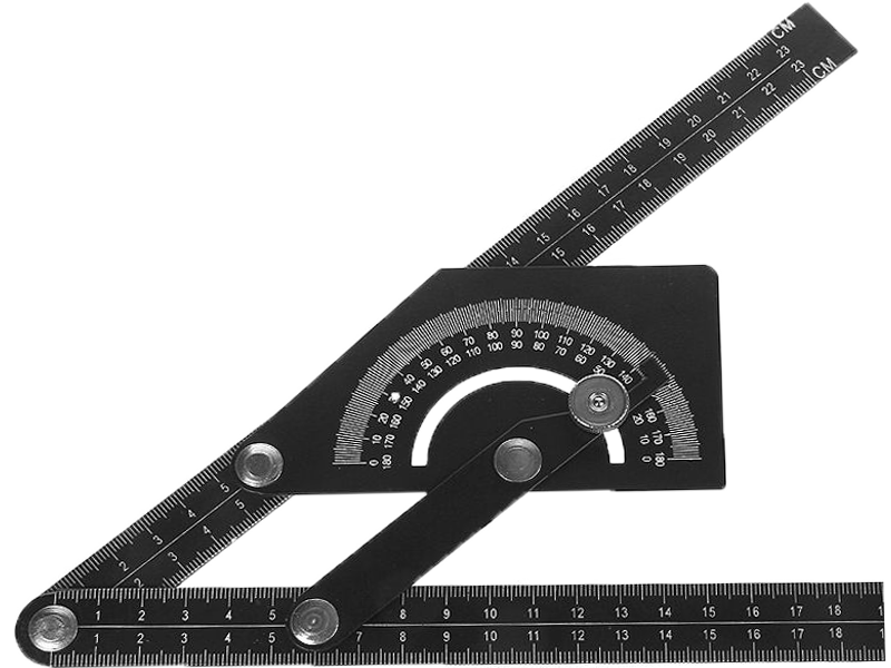 Кутомір механічний алюмінієвий 0-180°