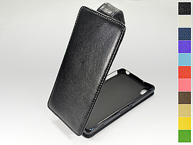 Відкидний чохол з натуральної шкіри для Sony Xperia Z2 D6502