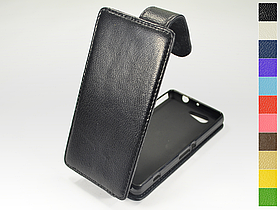 Відкидний чохол з натуральної шкіри для Sony Xperia Z3 Compact D5803