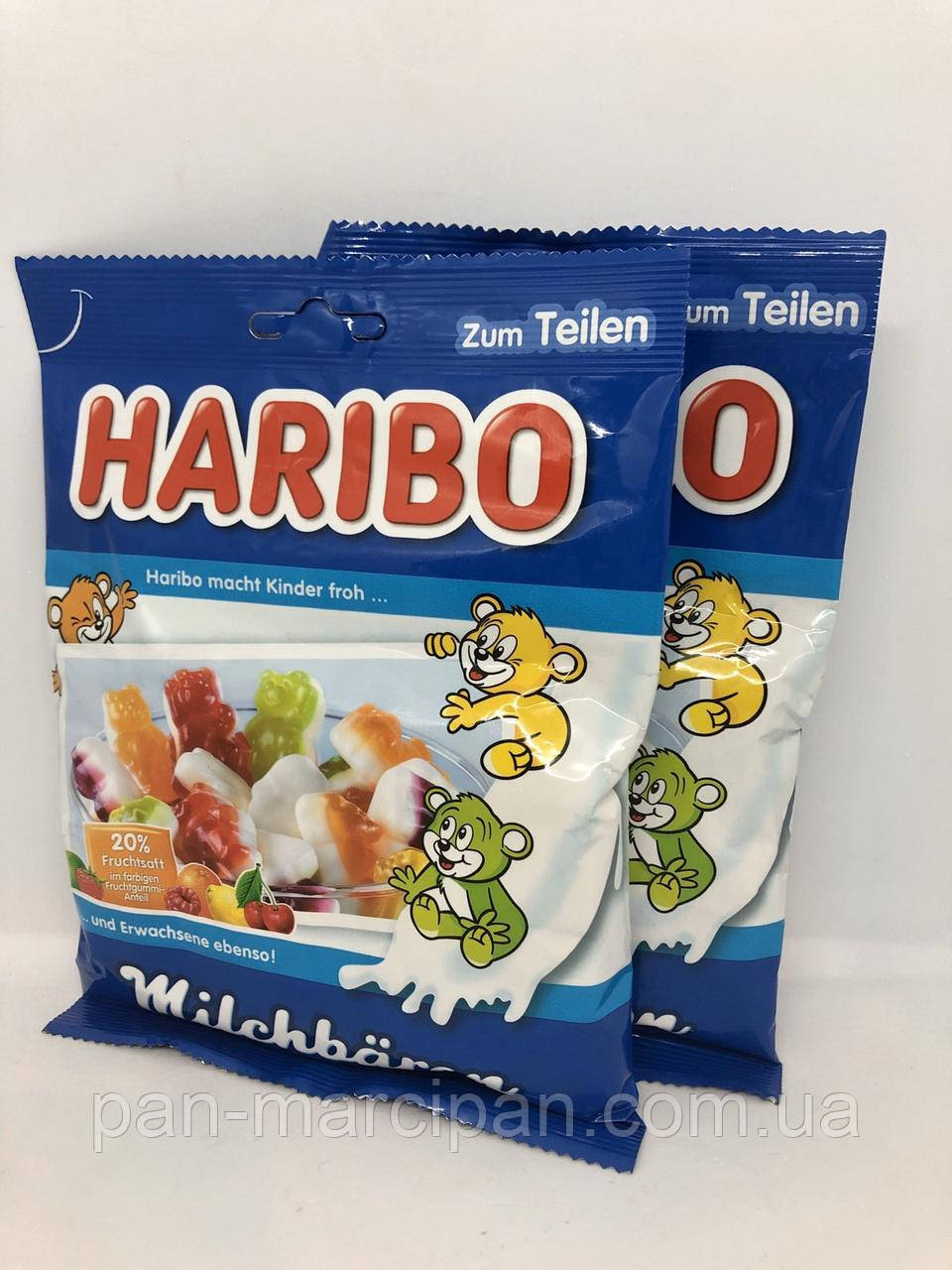 Желейки Haribo Milchbaren (ведмедики з йогуртом) 160 г