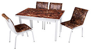 Стіл обідній розсувний,оптом і в роздріб, 983 KAHVE MERMER