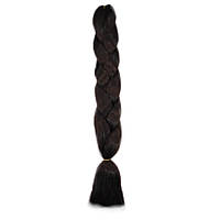 Канекалон XR Hair однотонний Темно-коричневий 65 см 100 грам XR-073