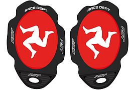 RST 1947 Flag Series Manx Red Knee Sliders