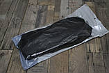 Бахили дощові чорні прогумовані для мото, вело, скутера. Розмір L (довжина підошви 30 см), фото 4