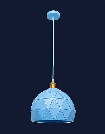 Кольоровий стельовий світильник, люстра підвісна в сучасному стилі LV 7529523 BLUE, фото 2
