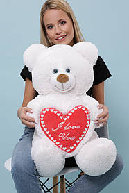 Плюшевий Ведмедик Бублик 95 см. (2) білий