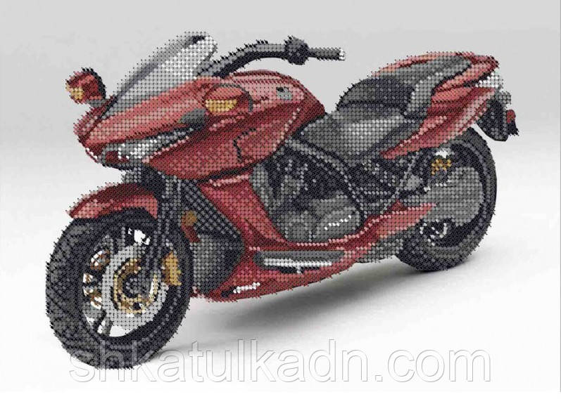 Схема для вишивки бісером Мотоцикл, фото 1