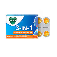 Викс 3-в-1 от простуды / Vicks / UPL / Индия / 8 пастилок