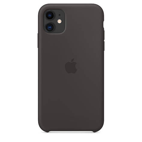 Чохол Silicone Case Premium для iPhone 11 Black, фото 1