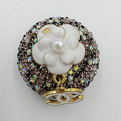 Автомобільний ароматизатор з кріпленням на решітку "Кулька" Фіолетовий квітка