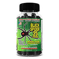 Жироспалювач Cloma Pharma Black Spider 100 caps Блек спайдер для сушіння і схуднення, Чорна Вдова