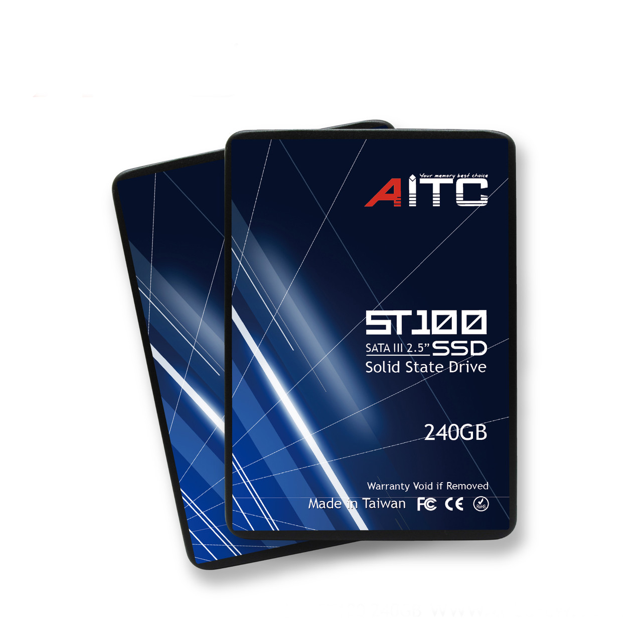SSD-диск 240 GB (240 ГБ) для ноутбука та ПК 2.5" AITC AIST100S240 SATA III, фото 1
