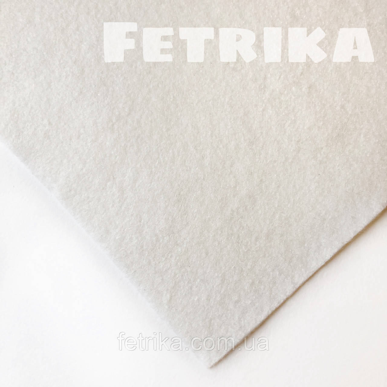 Американський м'який фетр 1,5 мм, 20*30 см, БІЛИЙ
