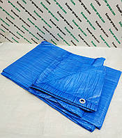 Тент (полог) "Blue" 6х8м від дощу, вітру, для створення тіні, поліпропіленовий,тарпаулиновый.