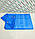 Тент (полог) "Blue" 6х8м від дощу, вітру, для створення тіні, поліпропіленовий,тарпаулиновый., фото 4