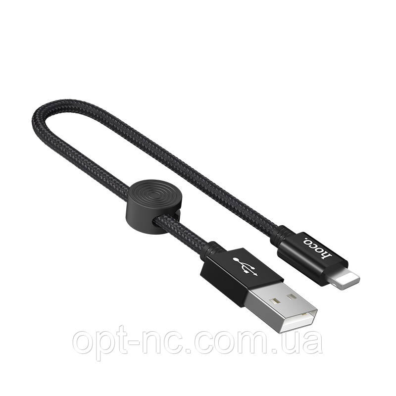 Зарядний кабель Data Cable Hoco X35 Premium Lightning 0.25 m