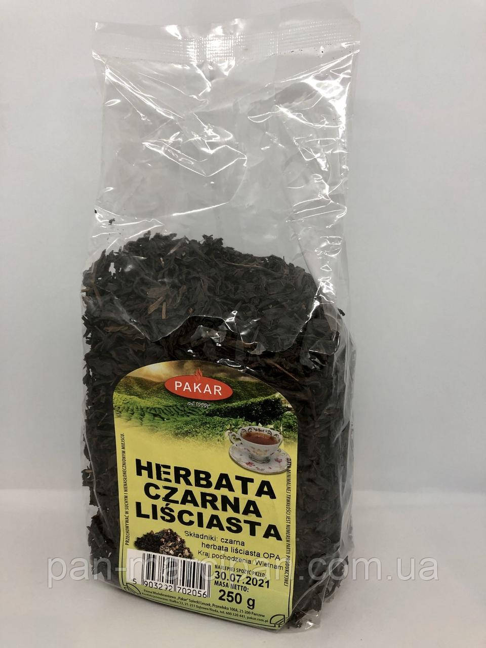 Чай чорний Pakar крупний листок 250 г (Польща), фото 1