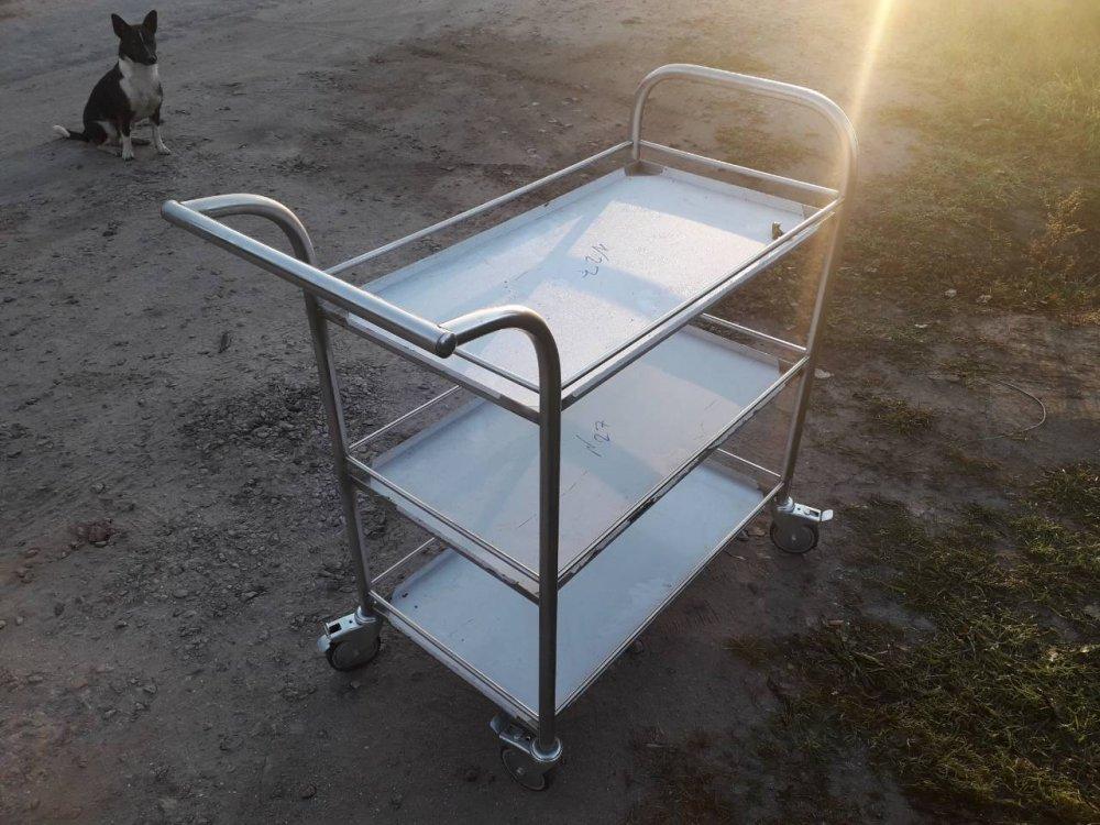 Тележка сервировочная 3х уровневая 600х800х1020
