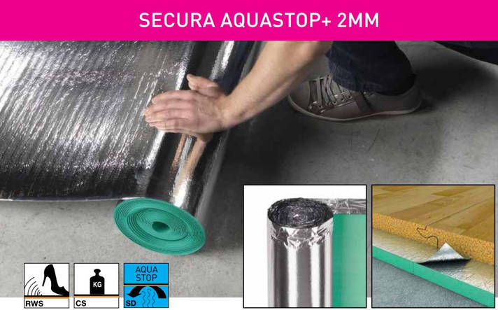 Arbiton Secura Aquastop+ рулон 2мм/15м.кв, фото 1