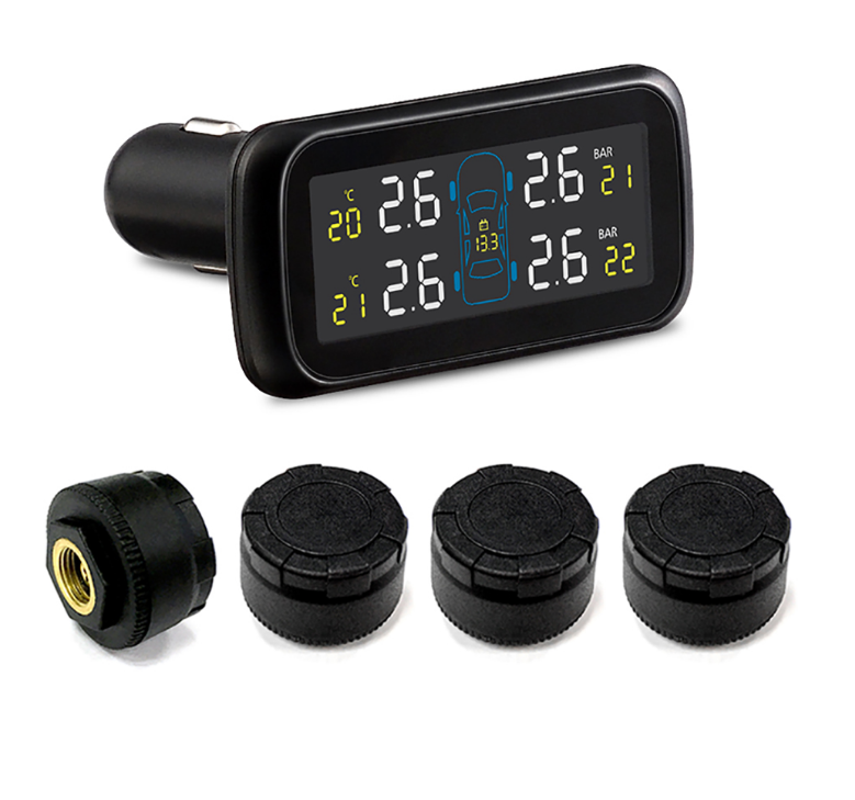 TPMS система контролю тиску в шинах у прикурювач Careud U903