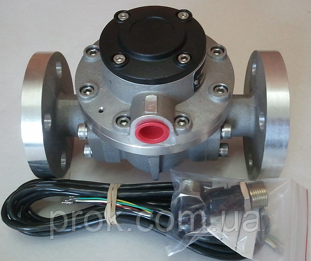 Счетчик, расходомер жидкости ОМ025 (OM025A/S) до 150 л./мин, (овальные шестени, алюминий/нерж.сталь) - фото 2 - id-p3225501
